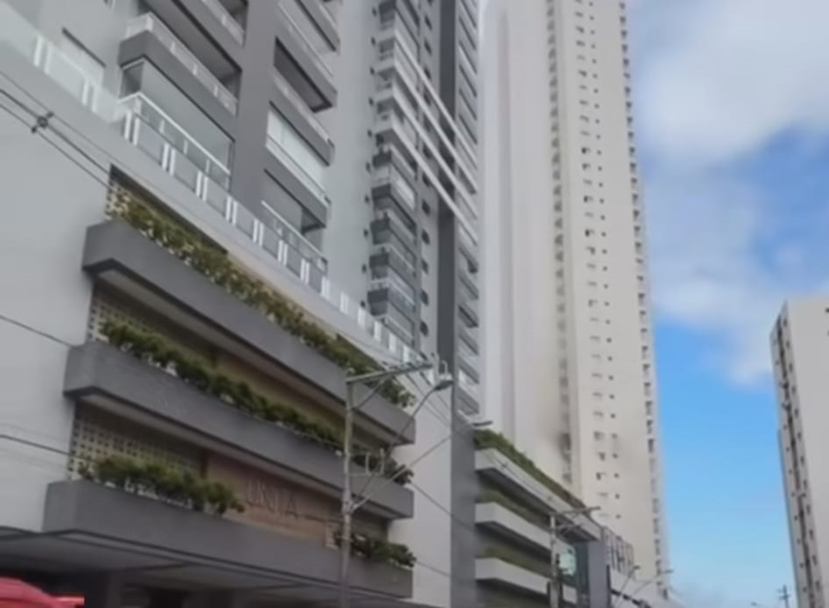 Incêndio aconteceu em apartamento do sétimo andar