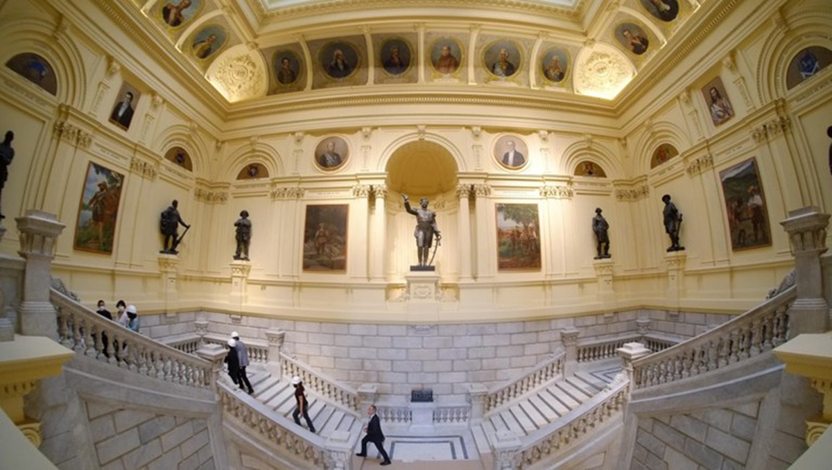 Interior do novo Museu do Ipiranga
