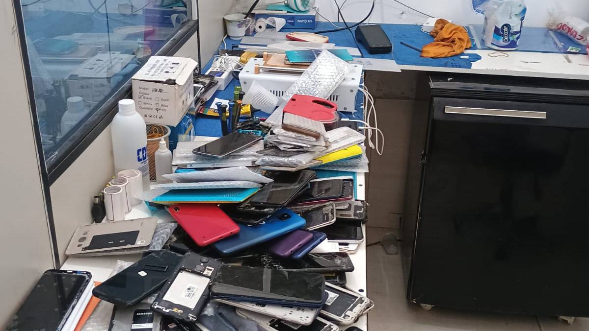 16 aparelhos foram apreendidos