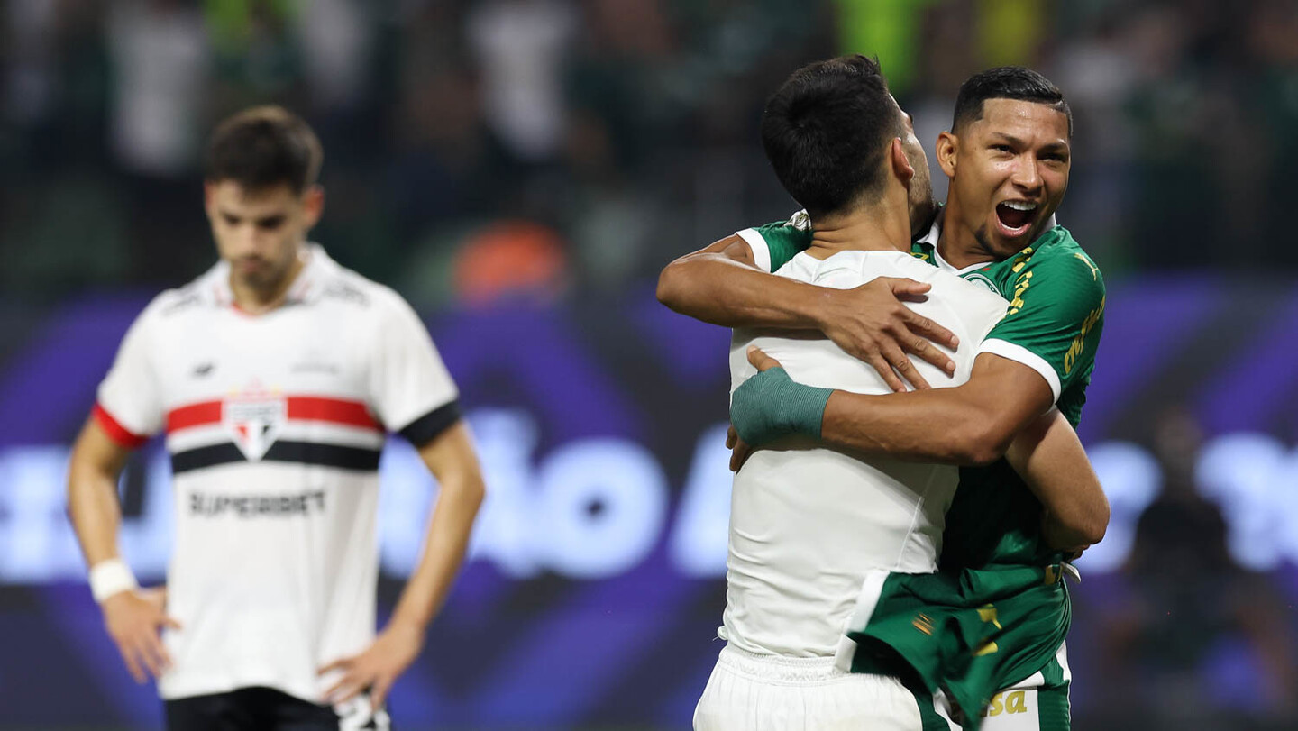 Palmeiras venceu o São Paulo por 2 a 1, no Allianz Parque