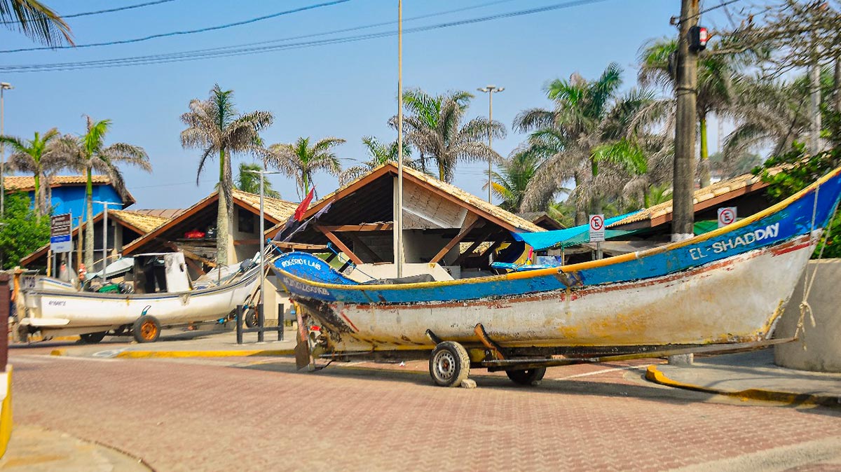Pescador Mime fala dos prejuízos nas vendas de mariscos e ostras, na Praia dos Pescadores, em Itanhaém