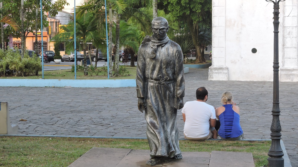 Monumento a José de Anchieta, em Itanhaém