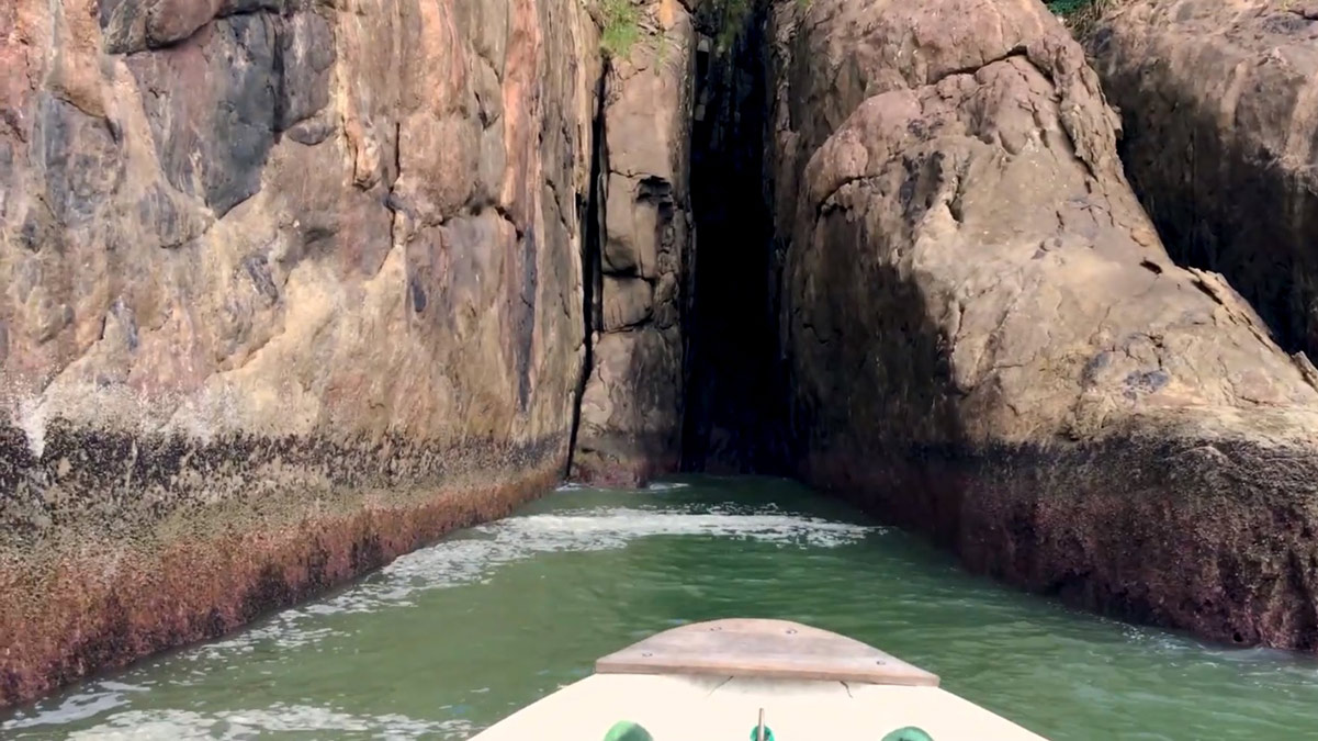 A Ilha do Guaraú fica localizada em Peruíbe, no litoral de SP