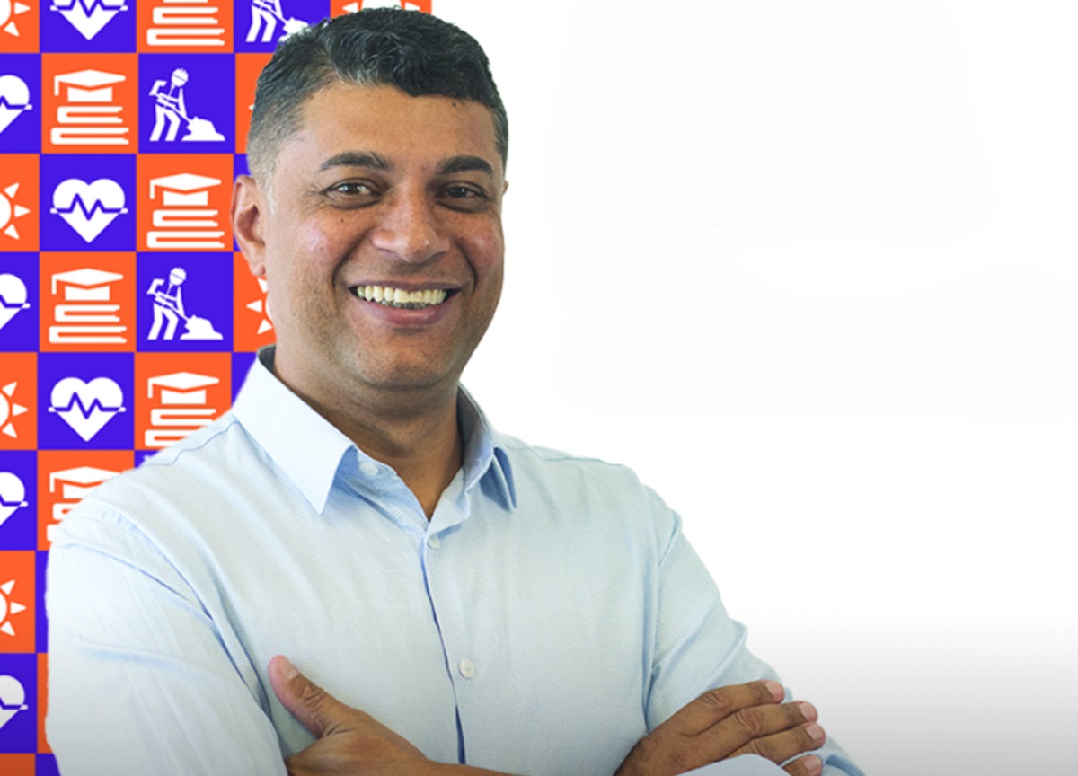 Valdizar Albuquerque (Podemos) tenta a Prefeitura de Bertioga pela primeira vez