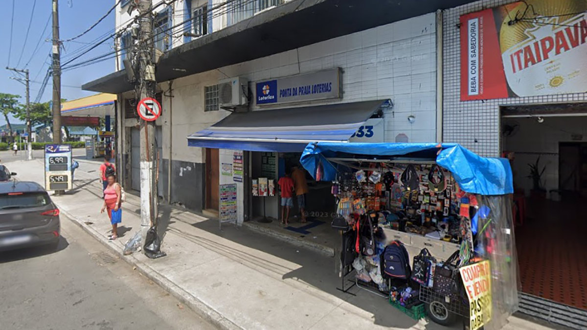 O prêmio saiu na lotérica Ponta da Praia, localizada na Praça Almirante Gago Coutinho, 5