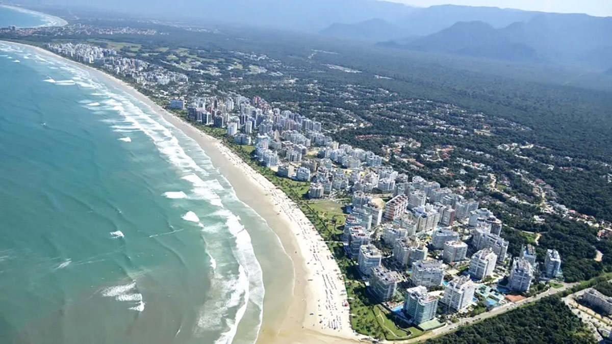 Um dos imóveis leiloados fica na cidade de Bertioga, na Riviera de São Lourenço