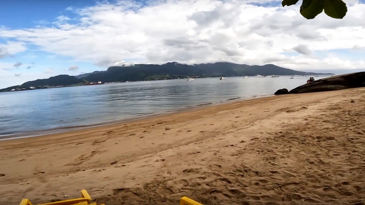 Em Ilhabela, as praias Itaquanduba e Itaguassu estão impróprias