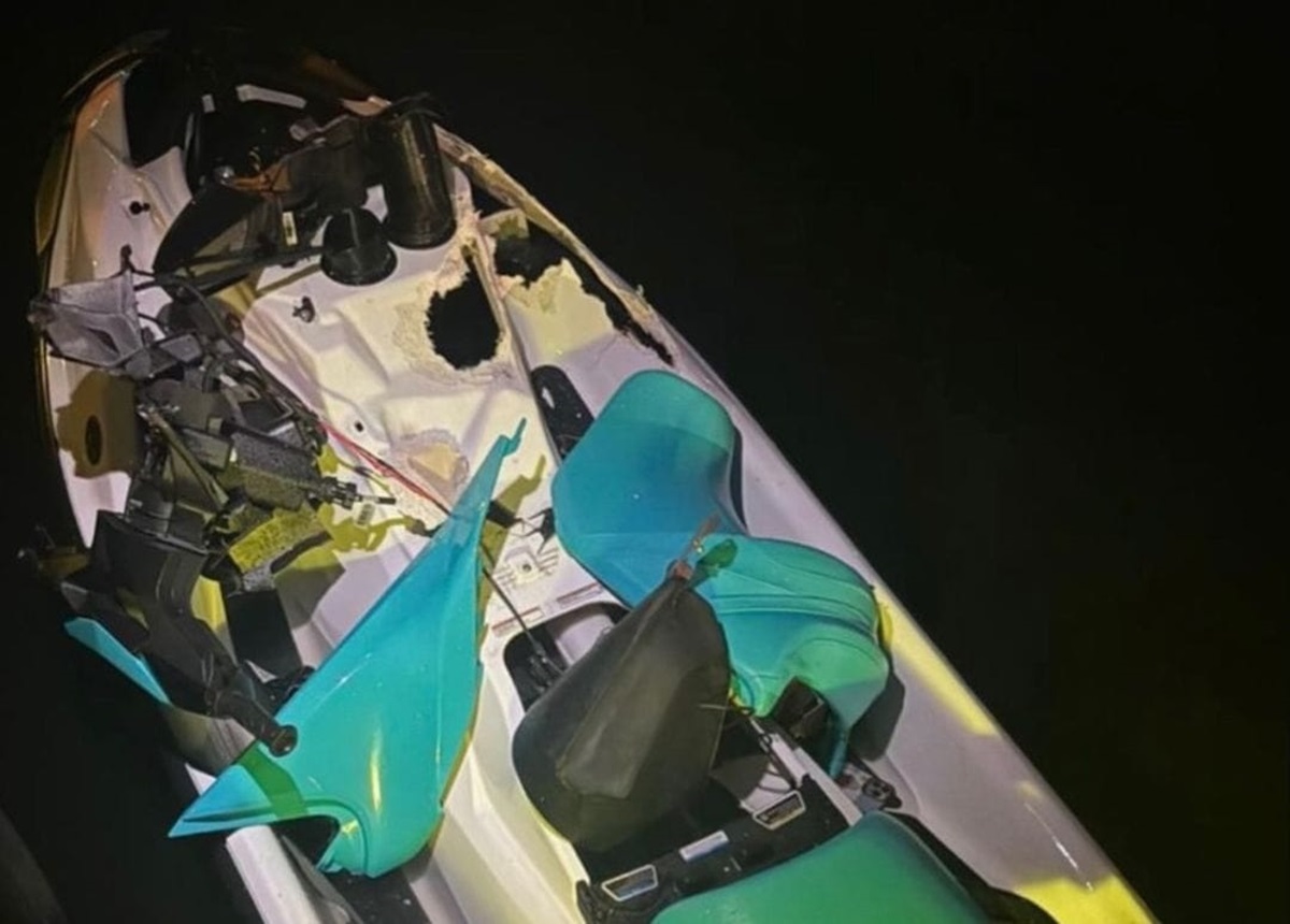 Acidente aconteceu próximo a Marina Rocket Club na noite desta sexta-feira (25)