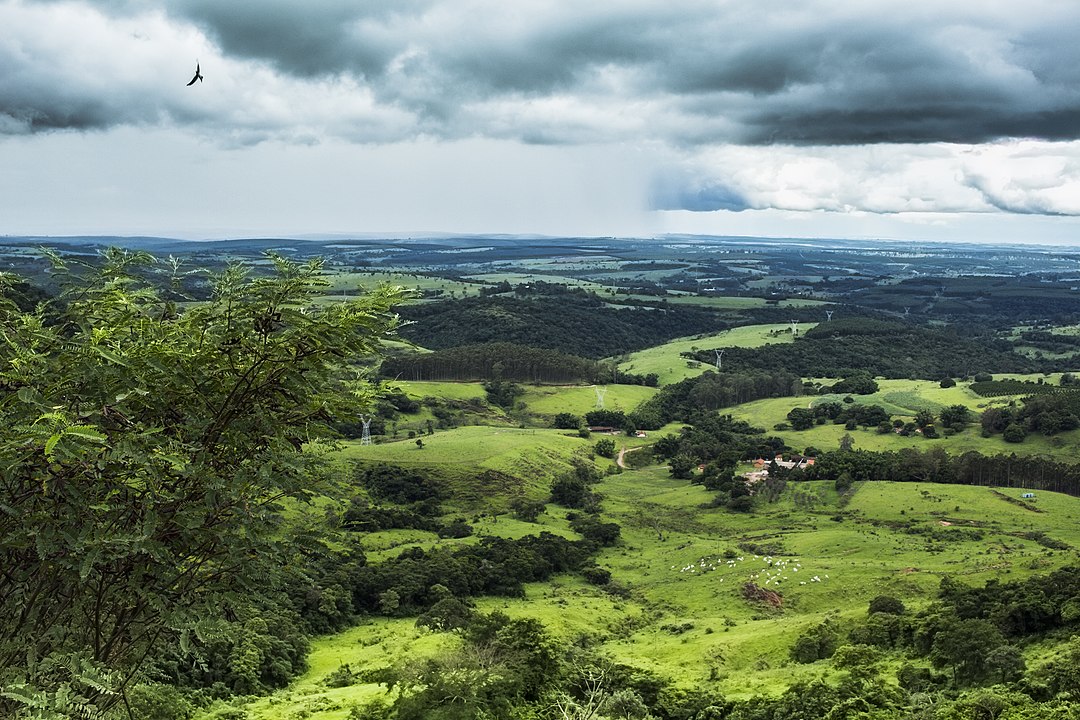 Serra de Botucatu, no interior do Estado de São Paulo