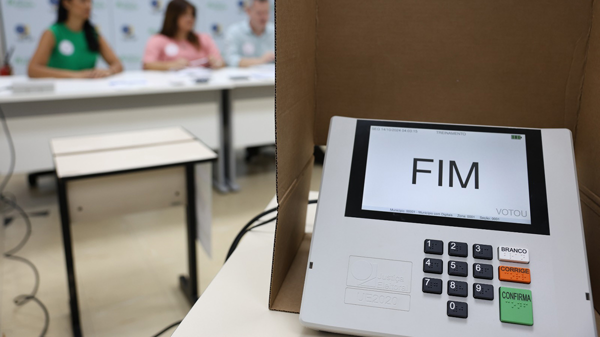 O resultado sairá no fim da apuração dos votos