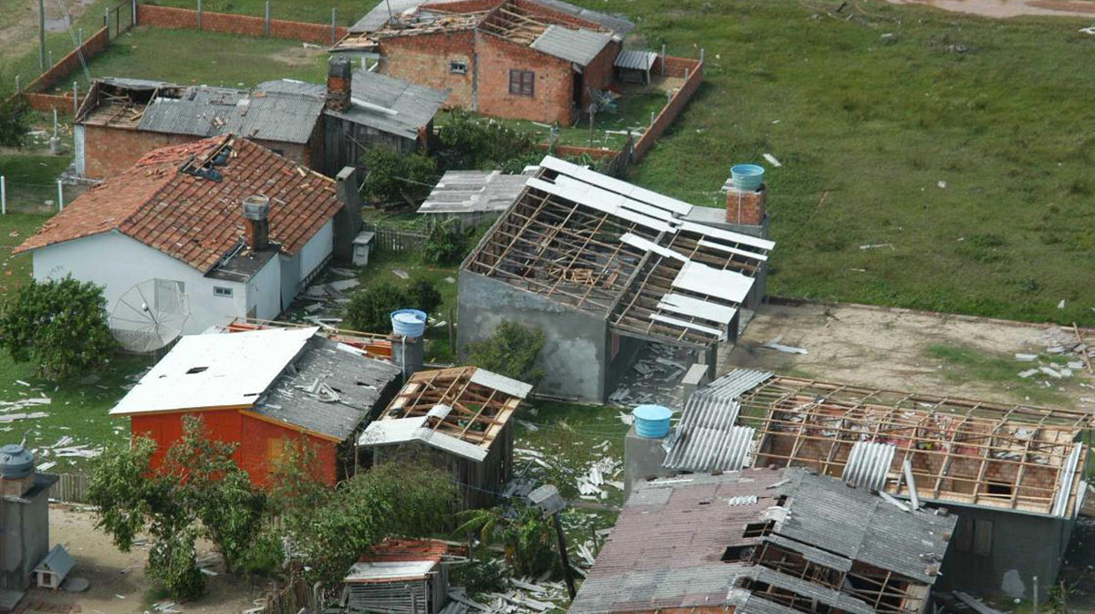 O fenômeno meteorológico deixou uma marca na história brasileira