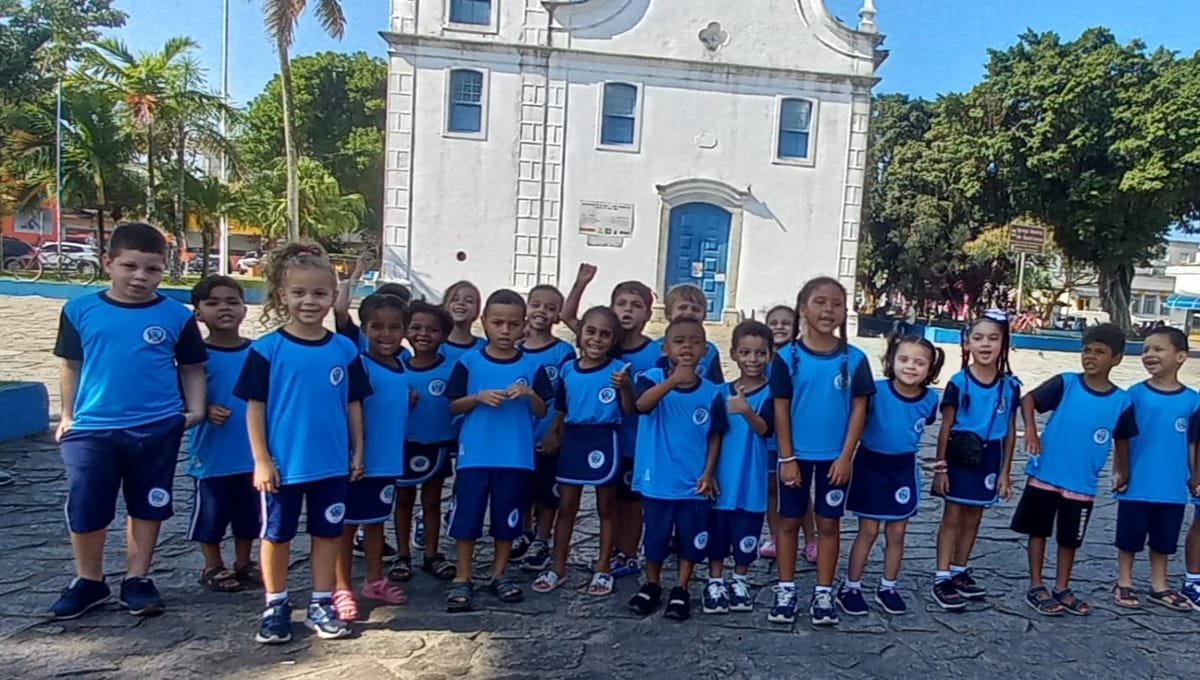 Crianças já conhecem os principais pontos históricos e o Parque Amazônia em Itanhaém