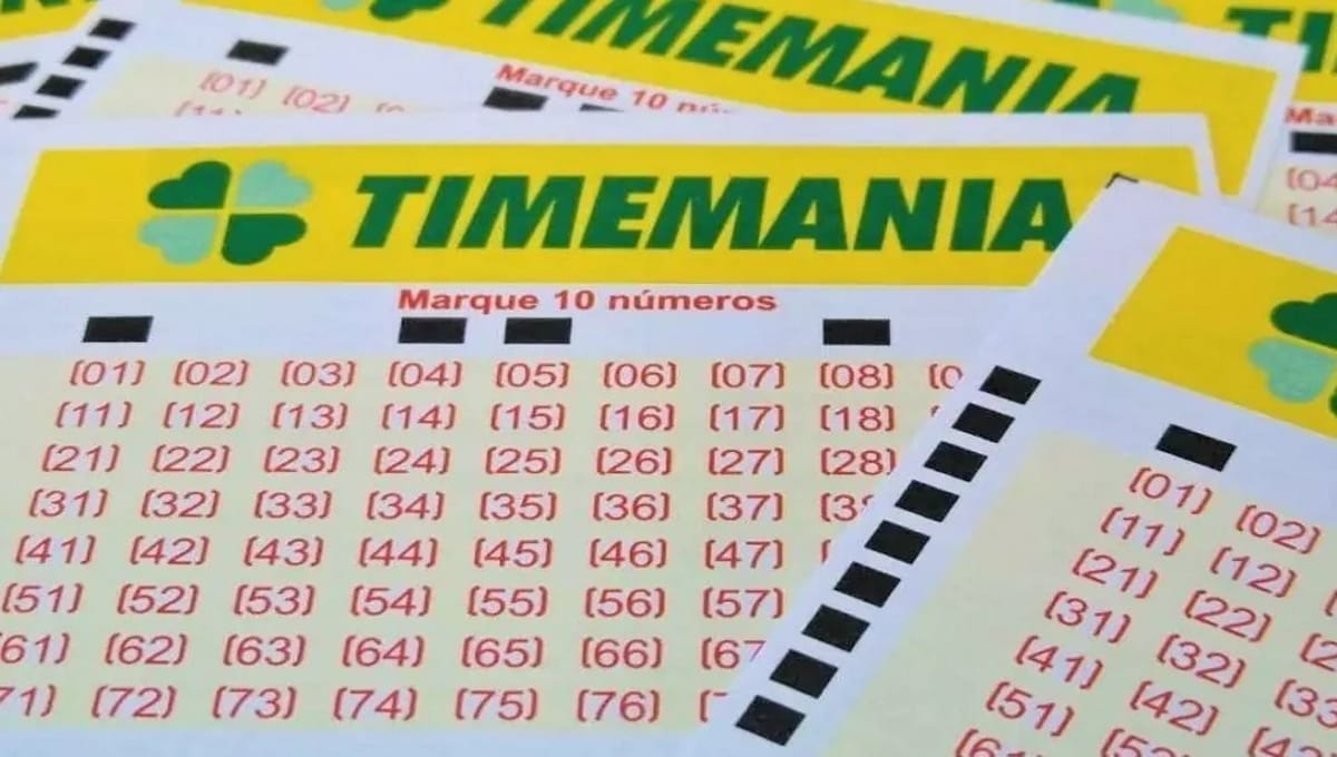 O prêmio do Timemania é de R$ 5.000.000,00
