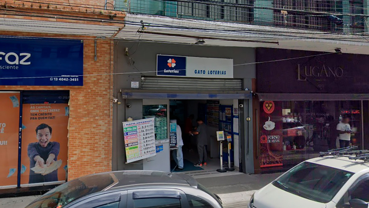 Em Santos, a premiação saiu na Clube da Sorte Loterias (ou Lotérica Gato Preto), localizada na Rua Frei Gaspar, 100
