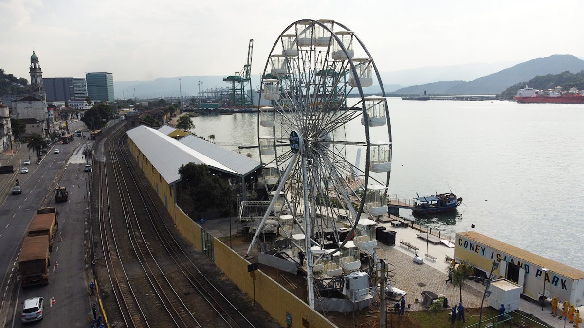 A responsável pela roda gigante afirmou ainda que outro motivo foi a falta de eventos regulares e públicos no local