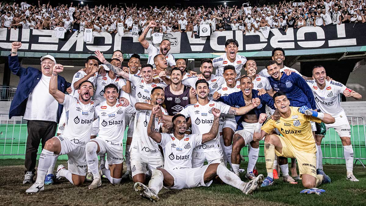 O Santos garantiu o caneco após o Novorizontino ficar apenas no empate por 1 a 1 com o Paysandu