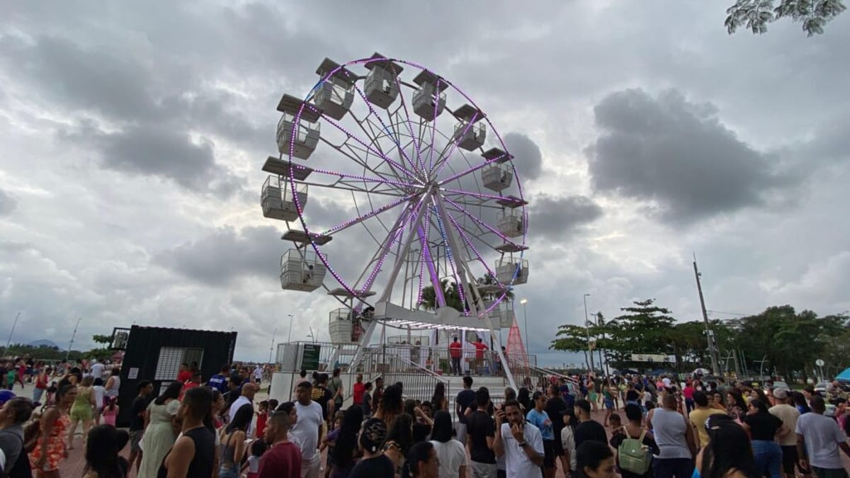 Roda-Gigante atende até 54 pessoas de forma simultânea