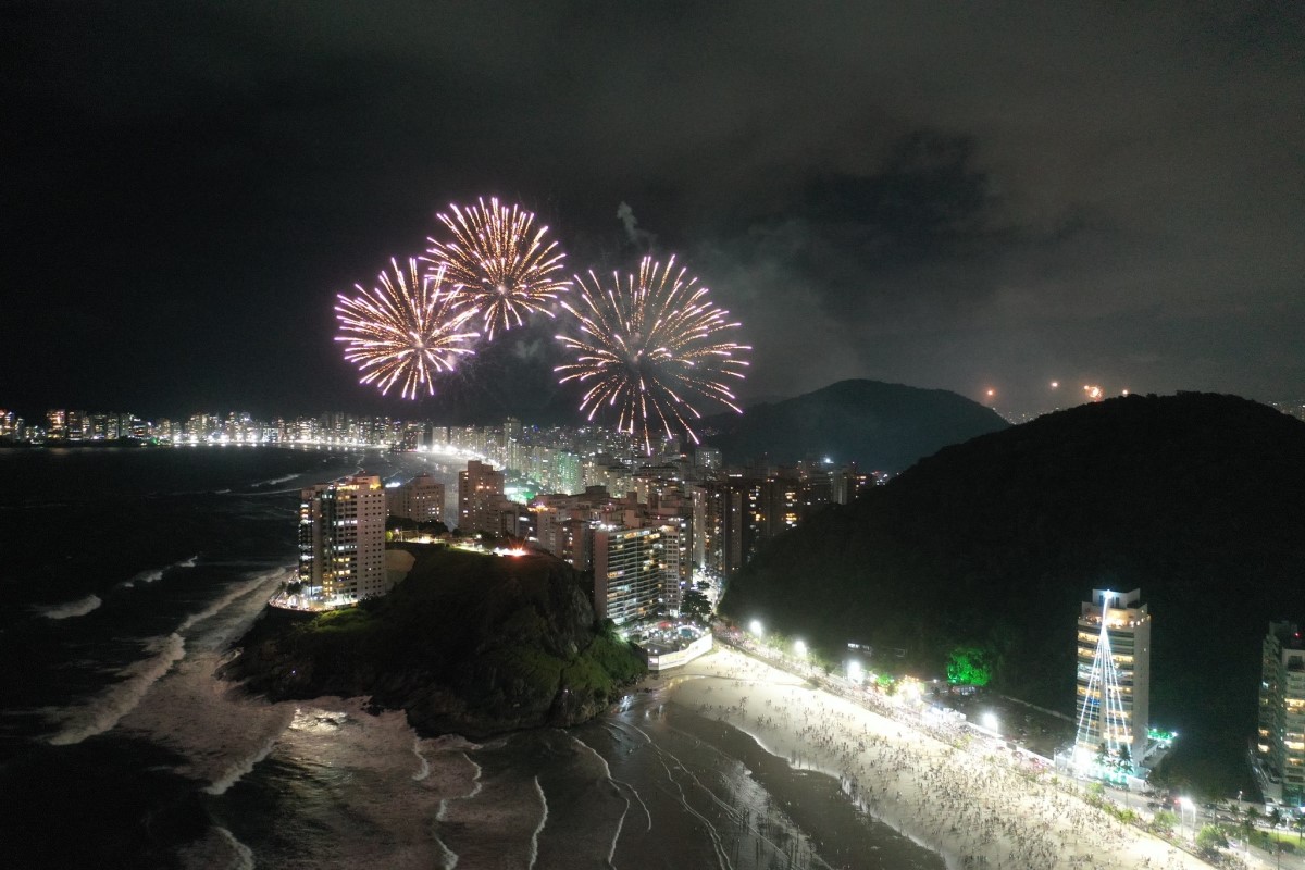 Queima de fogos de Guarujá terá três pontos e 20 minutos de duração
