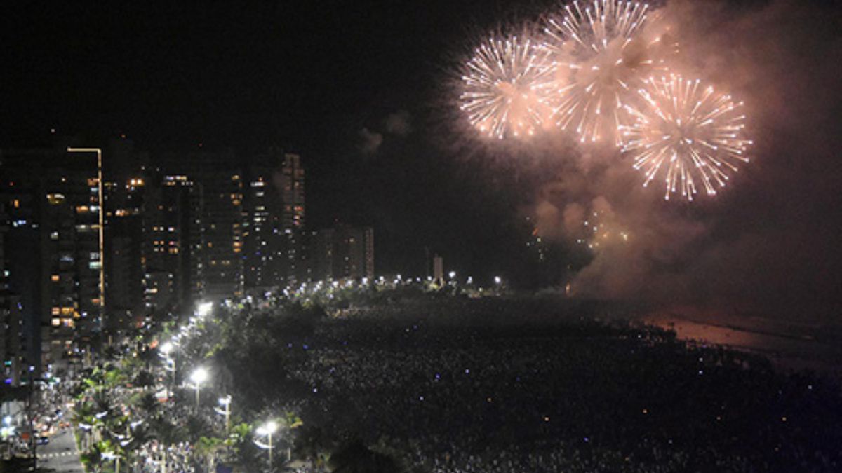 Prefeitura de Praia Grande confirmou a queima de fogos deste ano