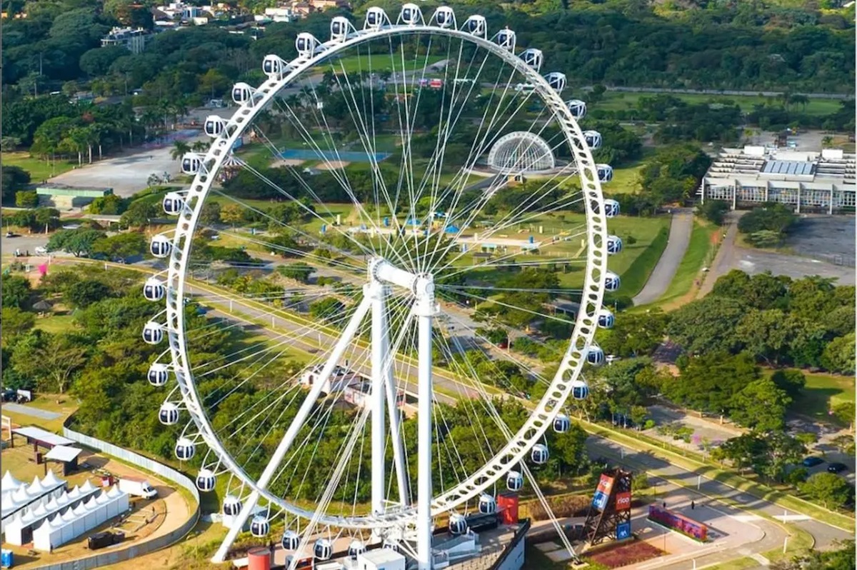 A Roda Rico fica localizada no Parque Cândido Portinari, ao lado do Parque Villa-Lobos, em São Paulo