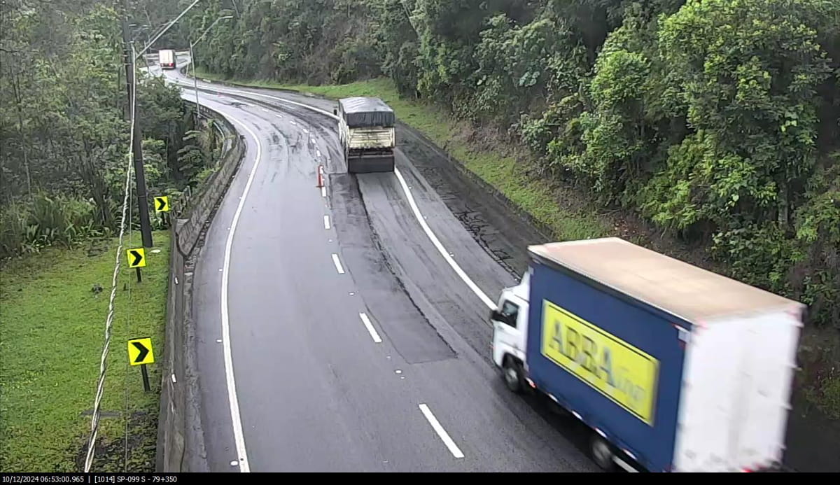 Condutores podem seguir pela rodovia dos Tamoios (SP-099), com chegada a Caraguatatuba