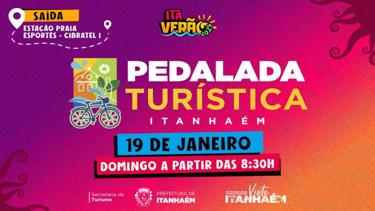 Durante a ação, os participantes passarão pelos principais pontos da cidade