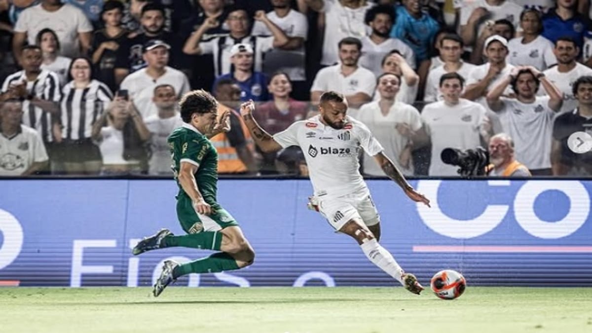 Palmeiras vence o Santos na Vila Belmiro