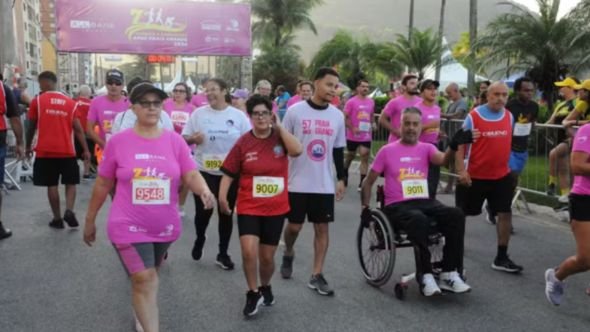 Os percursos incluirão corridas de 10 km e 5 km, além de caminhada de 2,5 km