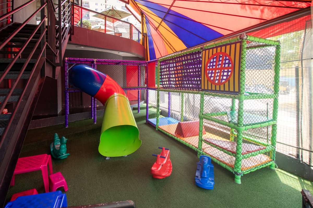 Bar tem espaço kids amplo e aceita reservas para eventos privados