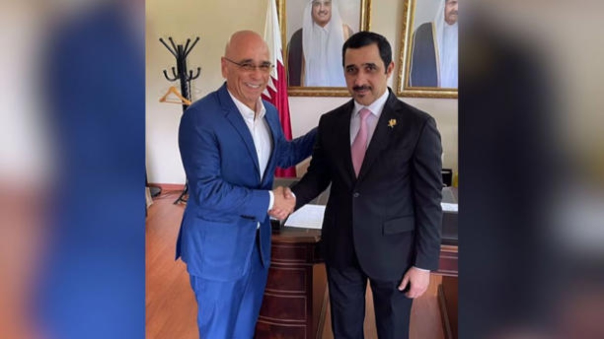 Farid Madi (Podemos), se reuniu com o embaixador do Catar no Brasil, Ahmed Mohammed Al Shebani