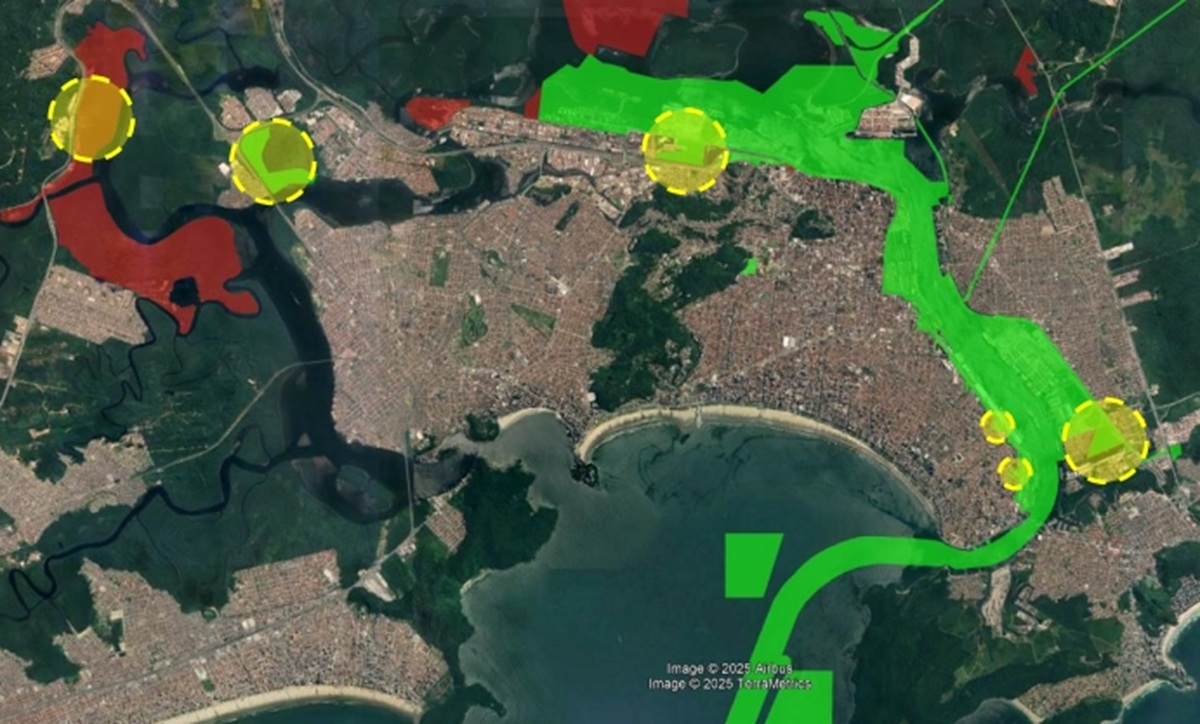 APS escolheu quatro lugares para instalar novos pátios logísticos do Porto de Santos