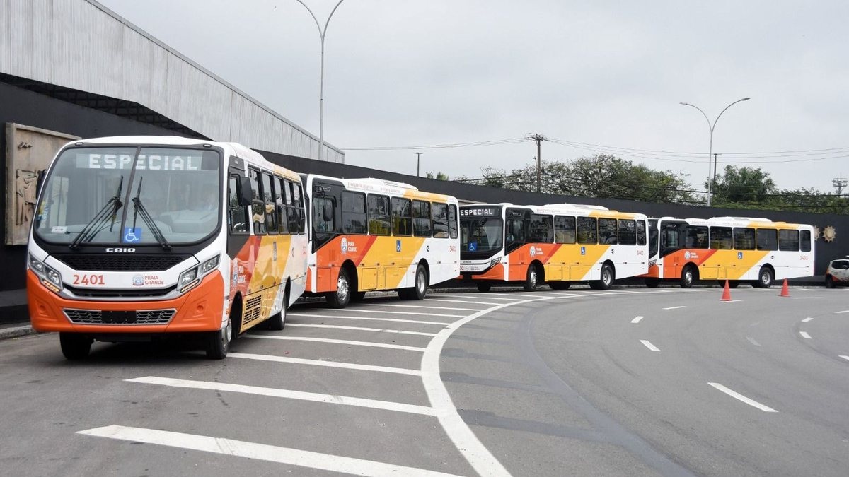 Nova tarifa do transporte municipal de Praia Grande passa a valer a partir deste domingo (9)