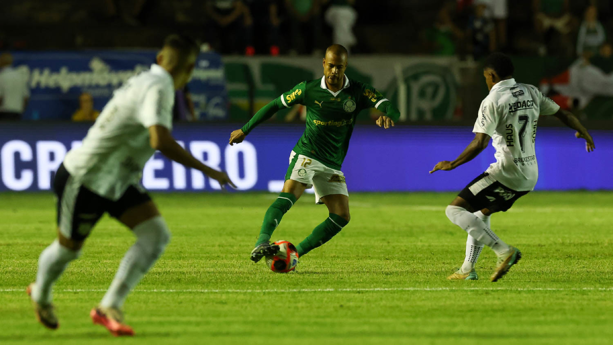 O Verdão garantiu a vitória sem sustos