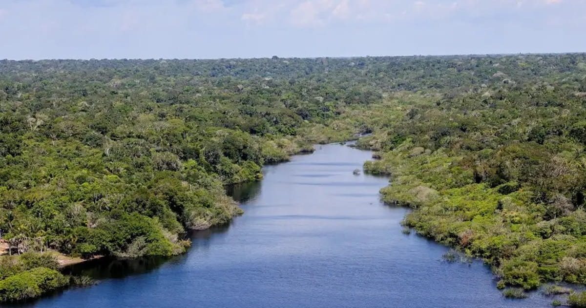 O Rio Amazonas é o maior rio em vazão de água da Terra e o segundo mais extenso do mundo, ficando atrás do Rio Nilo