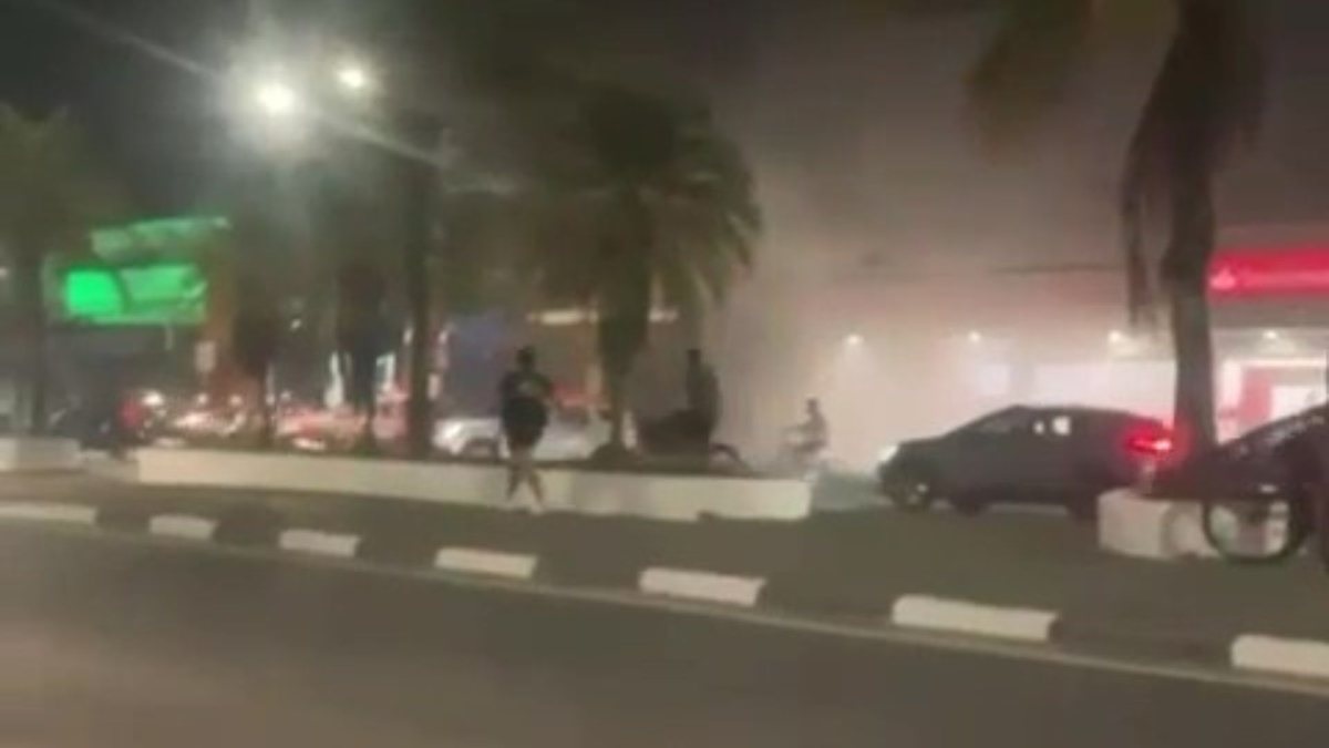 Misteriosa fumaça tomou conta das ruas do município