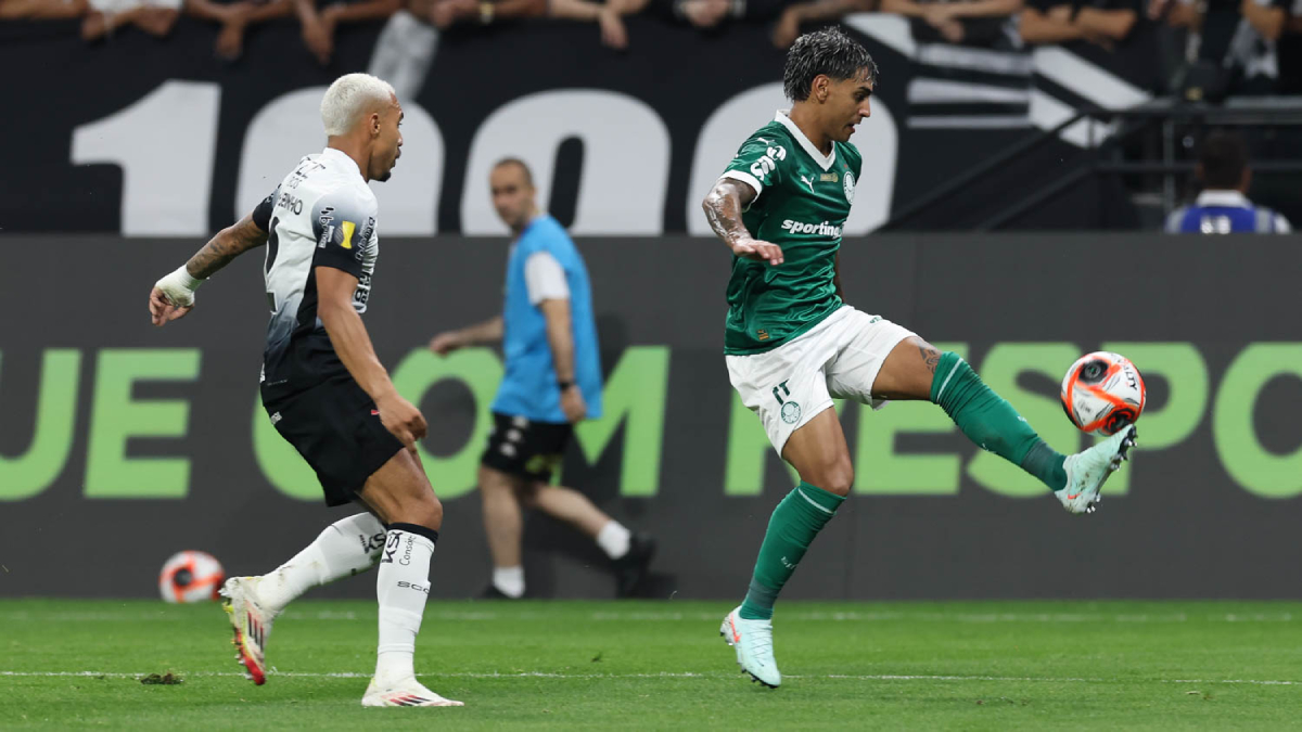 O Timão acabou levando a melhor sobre o Palmeiras