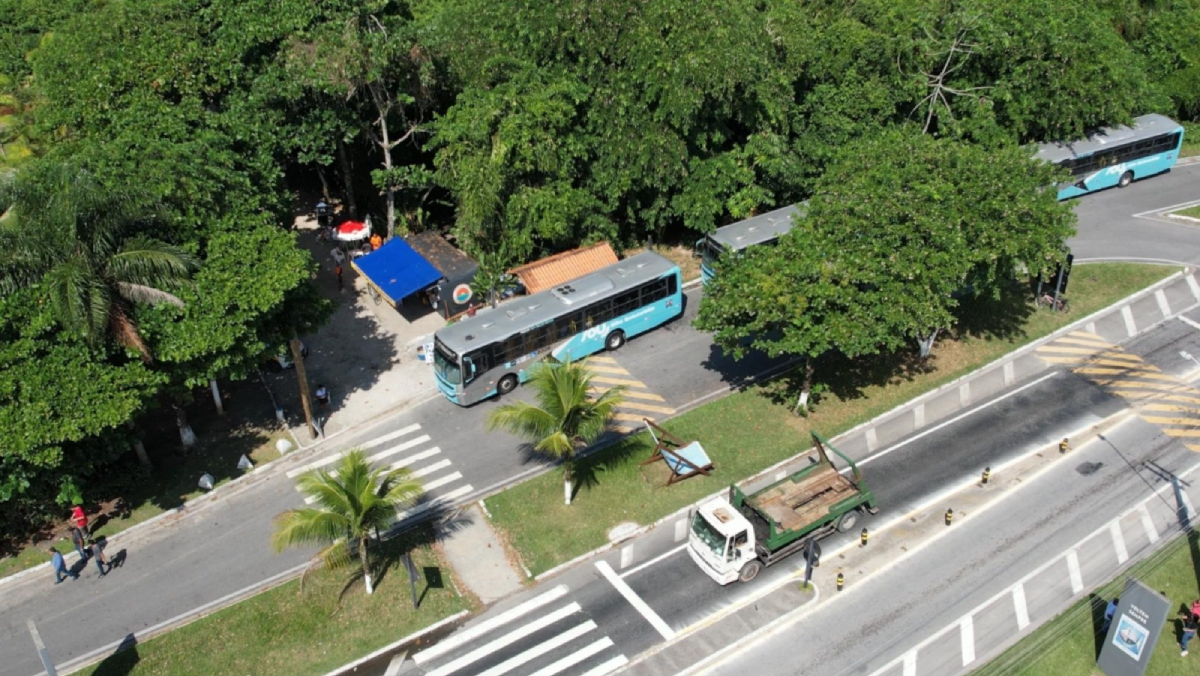 Com o novo sistema, os ônibus de Bertioga poderão entrar em São Sebastião