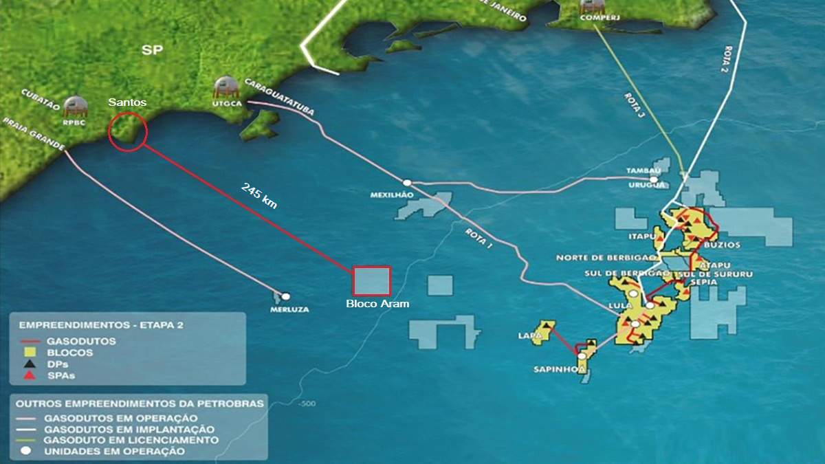 No consórcio, a Petrobras detém 80% de participação no bloco