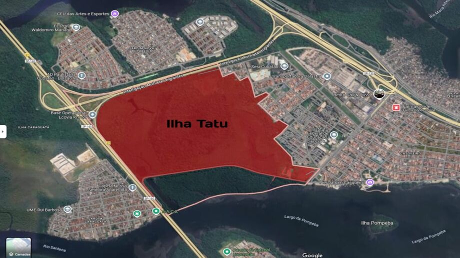 A área escolhida pela APS para o empreendimento possui trechos de restinga