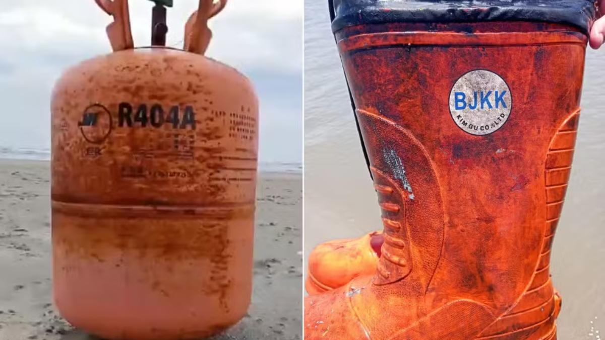 Um botijão de gás de origem chinesa foi considerado o objeto 'mais polêmico' encontrado