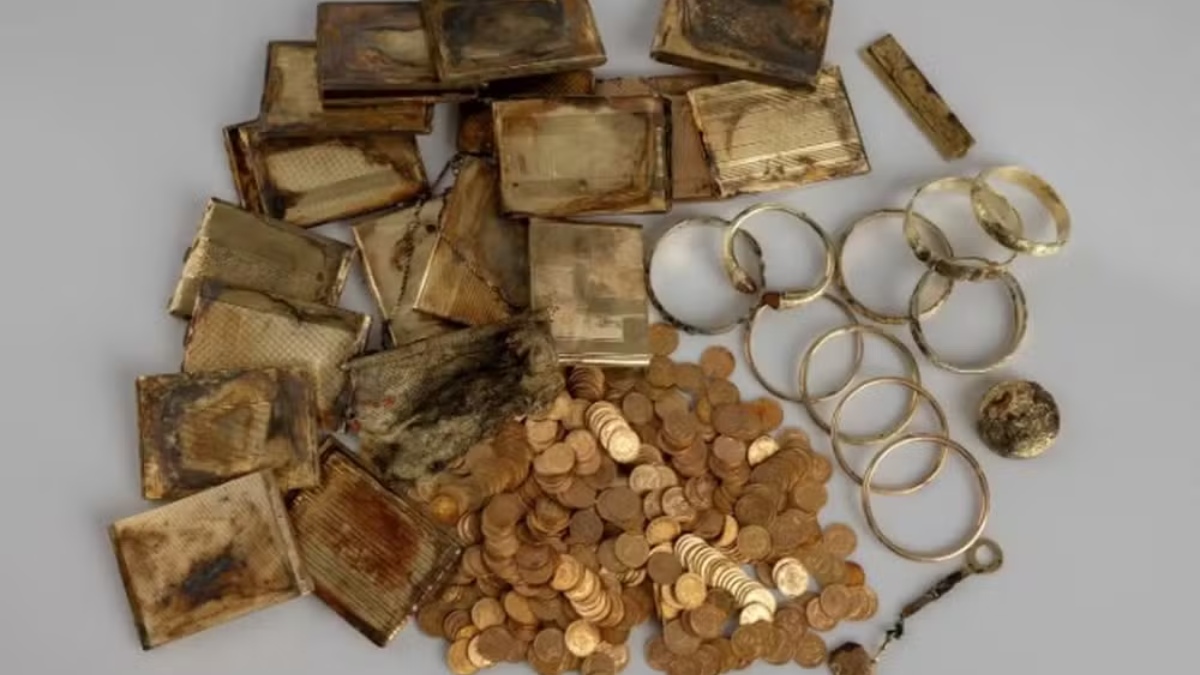 Um verdadeiro tesouro composto por centenas de moedas de ouro, estimadas em mais de R$ 2 milhões.