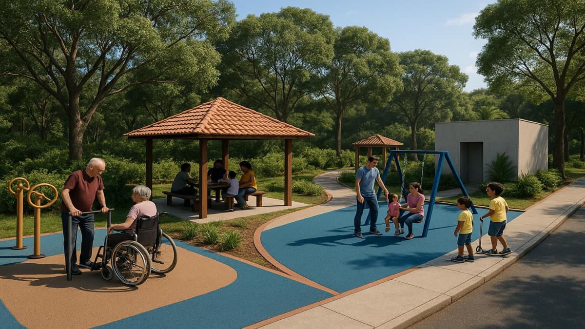 Projeto prevê a instalação de um palco para shows e apresentações artísticas de pequeno porte