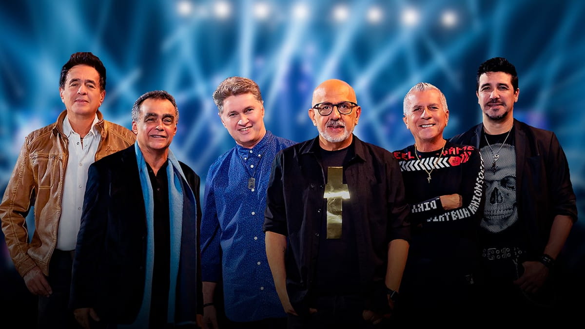 Com mais de 20 milhões de cópias vendidas, 38 discos lançados e hits eternizados em 35 temas de novela, a banda traz para a turnê 2025 um repertório repleto de clássicos