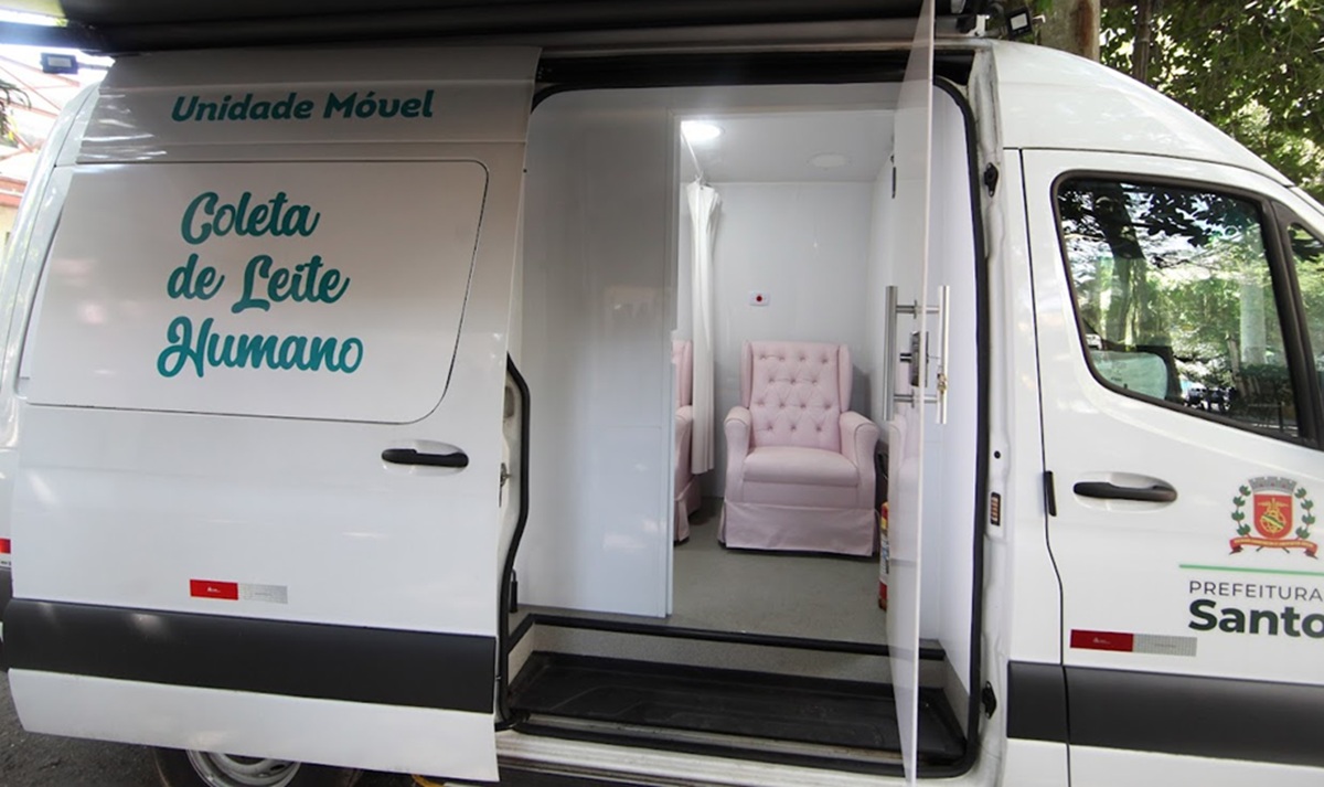 Santos conta com apoio de uma unidade móvel totalmente equipada e climatizada