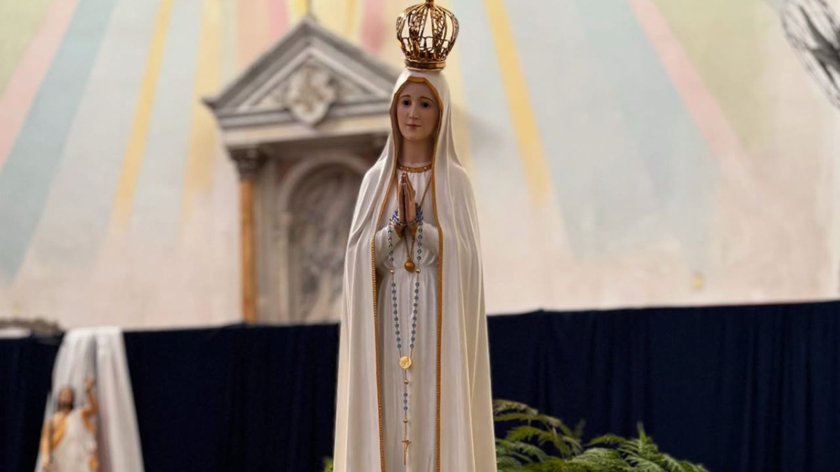 A chegada faz parte das celebrações pelos 90 anos da Paróquia Nossa Senhora de Fátima e Santo Amaro