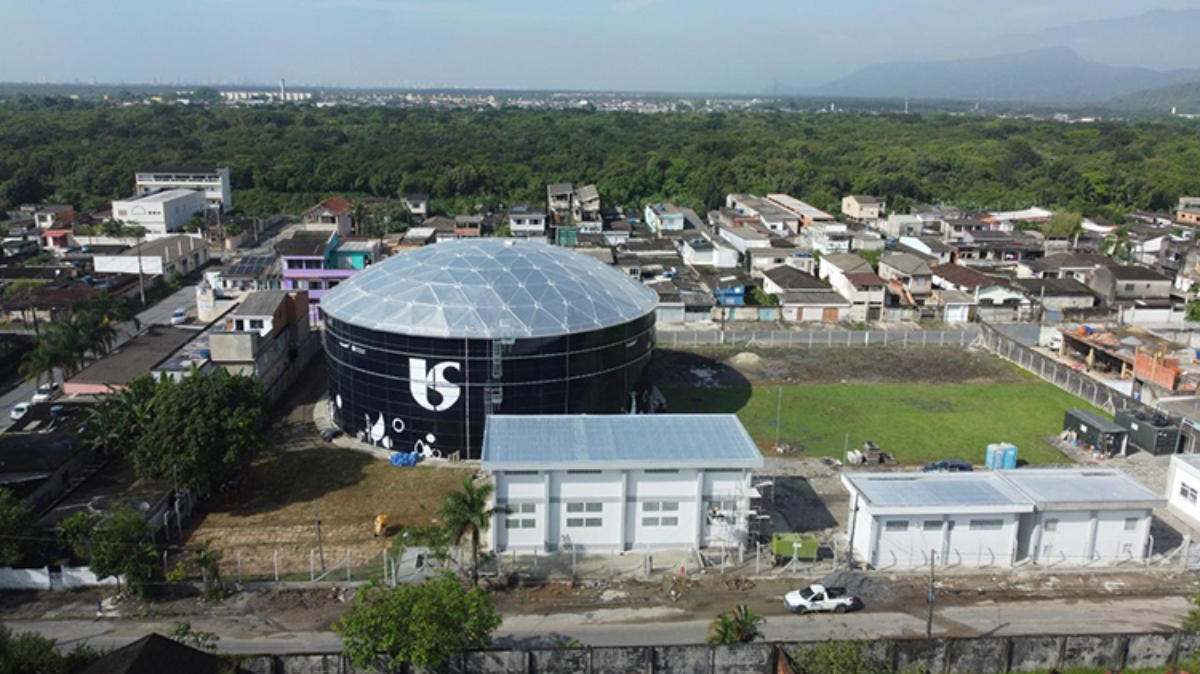 Quando finalizados, esses reservatórios terão capacidade para armazenar 40 mil metros cúbicos de água