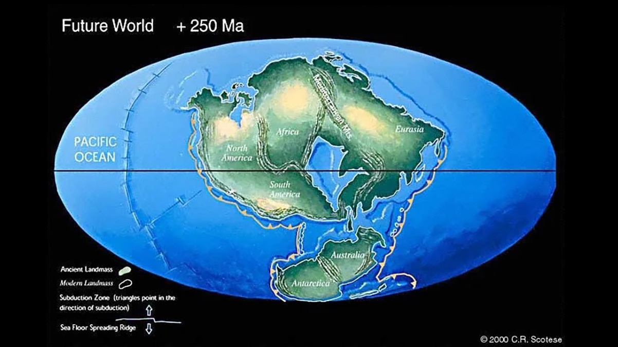 A Tectônica de Placas é a teoria que explica que as placas se deslocam em relação umas às outras