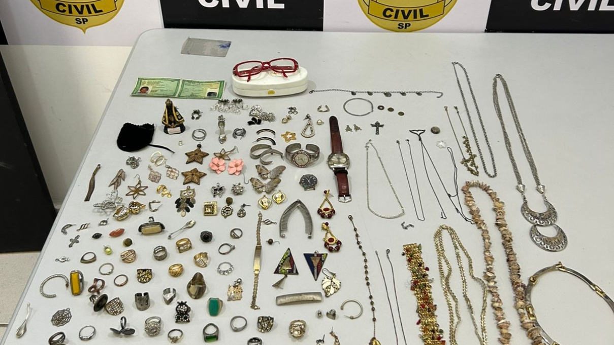 A ação priorizou a recuperação de itens de valor subtraídos