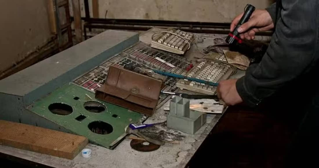 Bunker onde, antigamente, funcionava a misteriosa emissora UVB-76