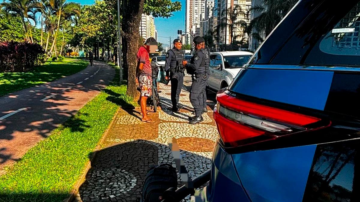 Guarda Civil de Santos captura suspeito de tentar matar a própria mãe